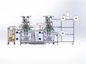full automatic dental mask making machine Model 3D