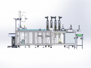 full automatic dental mask making machine Model 3D
