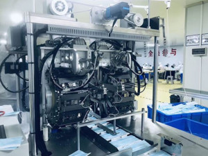water wheel type earloop welding machine Model 3D