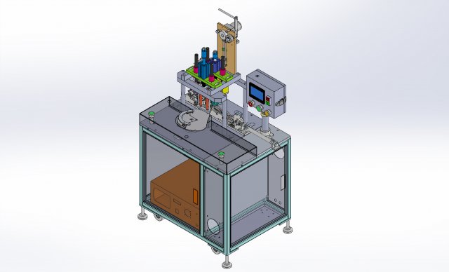 n95 mask semi earloop welding machine 3D Model .c4d .max .obj .3ds .fbx .stl .blend 
