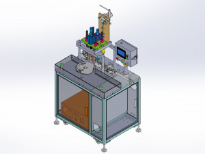 n95 mask semi earloop welding machine 3D Model