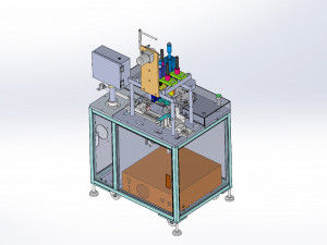 n95 mask semi earloop welding machine 3D Model