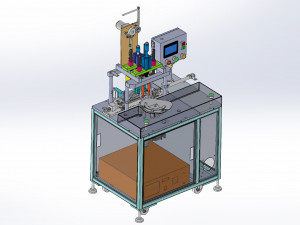 n95 mask semi earloop welding machine 3D Model