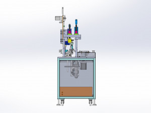 n95 mask semi earloop welding machine 3D Model