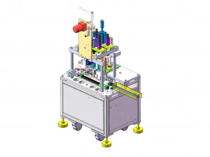 semi auto earloop welding machine 3D Model