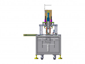 semi auto earloop welding machine Modelo 3D