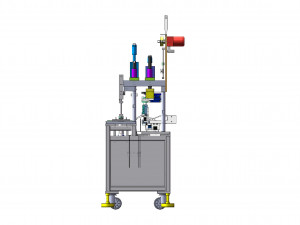 semi auto earloop welding machine Modelo 3D
