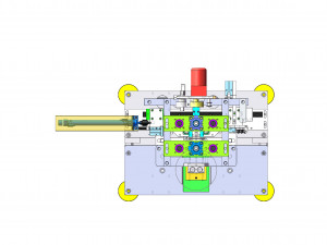 semi auto earloop welding machine Modelo 3D