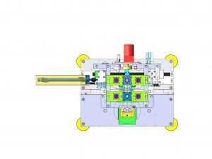 semi auto earloop welding machine 3D Model