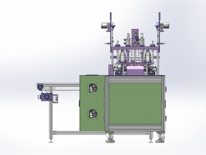 7 axis servo ear loop welding machine Modello 3D