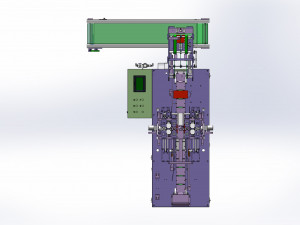 7 axis servo ear loop welding machine Modello 3D