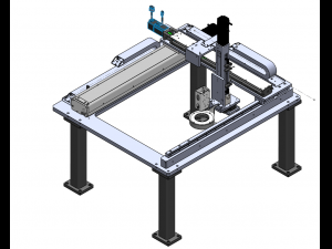 auto pcb board loder inspection machine 3D Model
