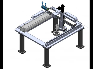 auto pcb board loder inspection machine 3D Model