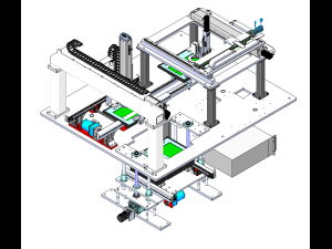 auto pcb board loder inspection machine 3D Model