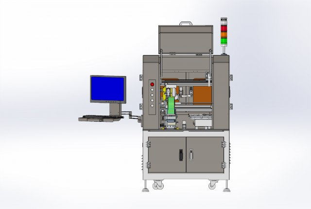 automatic peel film machine s 3D मॉडल .c4d .max .obj .3ds .fbx .stl .blend 