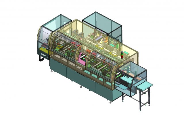 oled cof fully automatic bonding device 3D Model .c4d .max .obj .3ds .fbx .stl .blend 