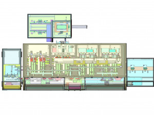 oled cof fully automatic bonding device 3D Model