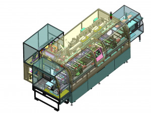 oled cof fully automatic bonding device 3D Model