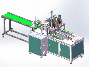 9 axis servo ear loop welding machine 3D 模型