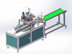 9 axis servo ear loop welding machine 3D Model