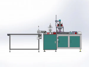 9 axis servo ear loop welding machine 3D Model