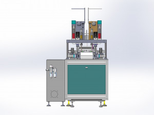 9 axis servo ear loop welding machine Modèle 3D