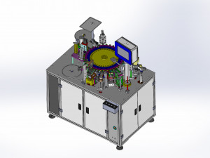 create micro circuit breaker fuse assembly equipment with dfm 3D Model