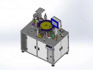 membuat peralatan perakitan sekering pemutus sirkuit mikro dengan dfm Model 3D