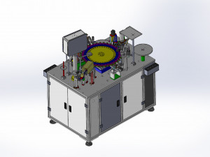 create micro circuit breaker fuse assembly equipment with dfm 3D 模型