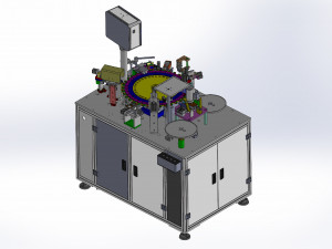 create micro circuit breaker fuse assembly equipment with dfm 3D 模型