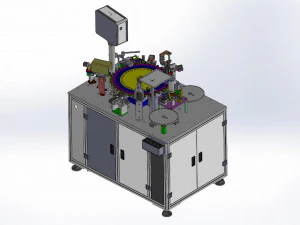 create micro circuit breaker fuse assembly equipment with dfm 3D Model