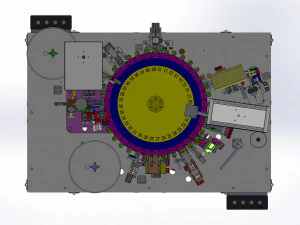 create micro circuit breaker fuse assembly equipment with dfm 3D Model