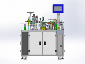 create micro circuit breaker fuse assembly equipment with dfm 3D 模型