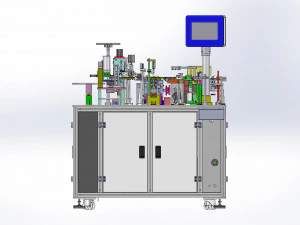 create micro circuit breaker fuse assembly equipment with dfm 3D Model