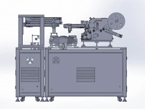 6 location fitting machines production auto-loading chapter 6 circulating film labeling machine 3d 3D Model