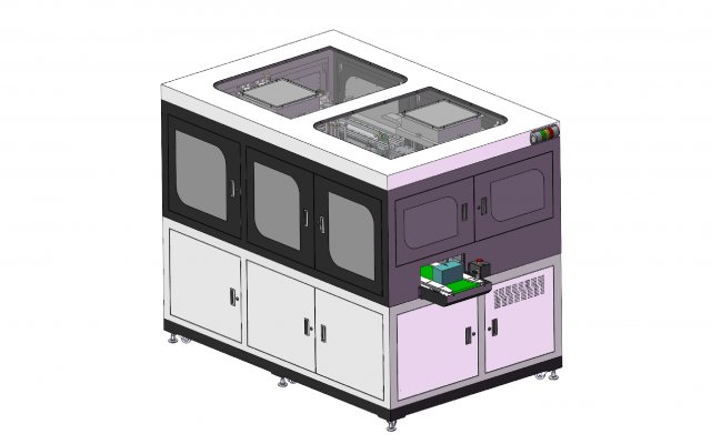 mobile box packaging fully automatic heat shrink packaging machine s 3D Model .c4d .max .obj .3ds .fbx .stl .blend 