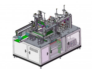 mobile box packaging fully automatic heat shrink packaging machine s 3D Model