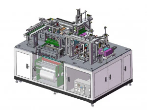 mobile box packaging fully automatic heat shrink packaging machine s 3D Model