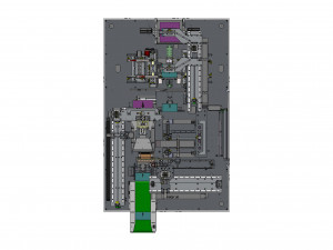 mobile box packaging fully automatic heat shrink packaging machine s 3D Model