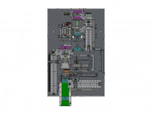 mobile box packaging fully automatic heat shrink packaging machine s 3D Model
