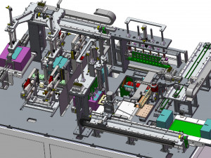 mobile box packaging fully automatic heat shrink packaging machine s 3D Model