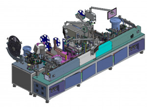 for assembly line of electronic cigarette Modelo 3D