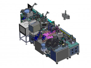 for assembly line of electronic cigarette 3D Model