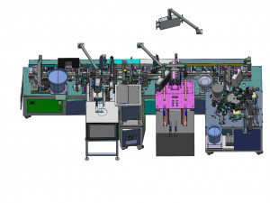 for assembly line of electronic cigarette 3D Model