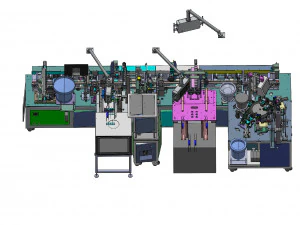 for assembly line of electronic cigarette 3D Model