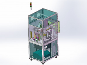 pcba board automatic locking screw machine 3D 模型