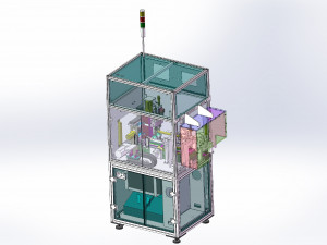 pcba board automatic locking screw machine 3D 模型