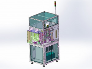 pcba board automatic locking screw machine 3D 模型