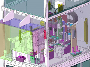 pcba board automatic locking screw machine 3D 模型