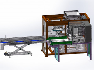 3d drawings bom list for fully automated pocket packing machines 3D Model